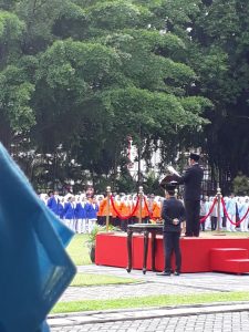 Upacara Hari Kesehatan Nasional yang diselenggarakan di Balaikota Surakarta