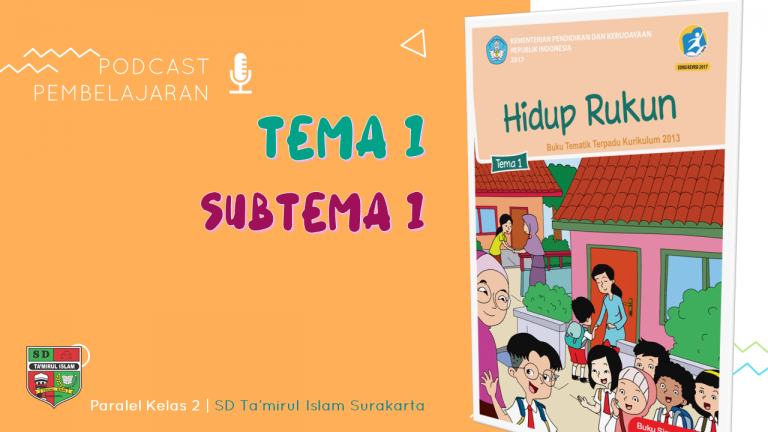 Video Pembelajaran Kelas 2 Tema 1 Subtema 1 Lengkap